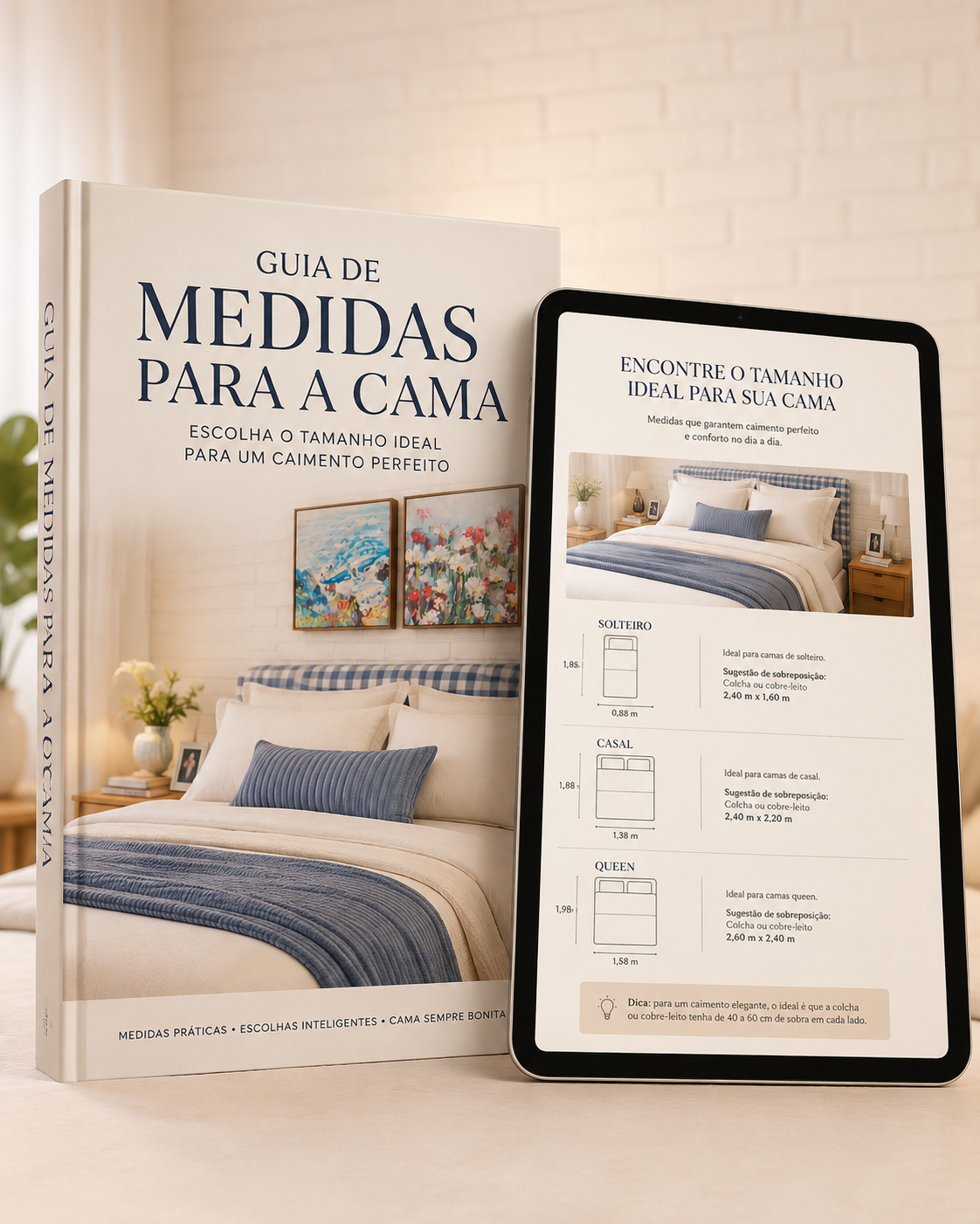 Mockup do Guia de combinação de cores e estampas